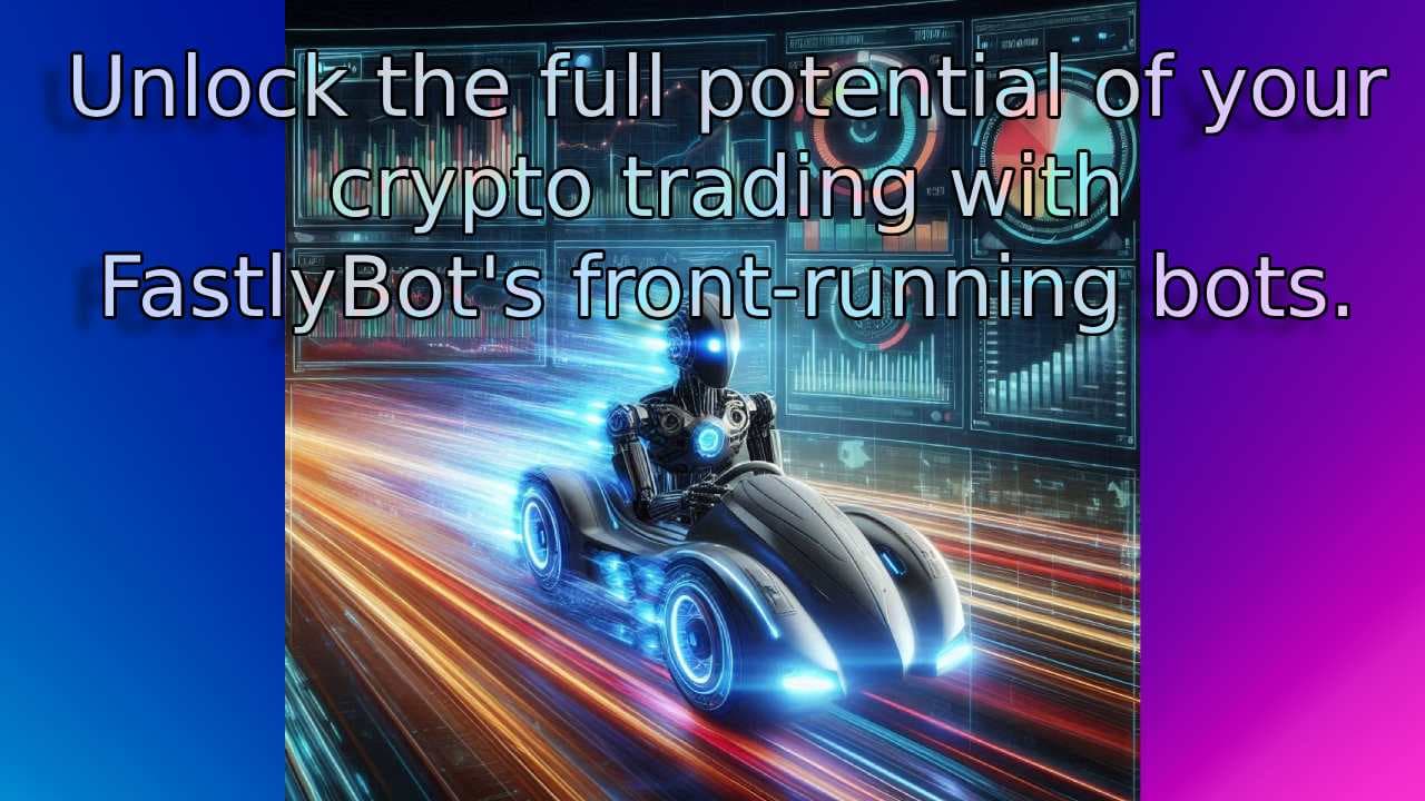 an image featuring a futuristic trading dashboard with real-time data and a sleek, automated trading bot in action